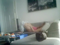 caught a cute girl masturbate