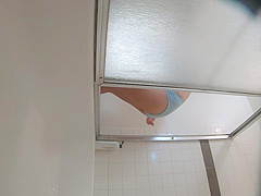 caught with in shower