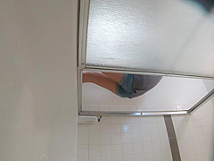 caught with in shower