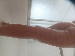 caught with in shower