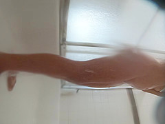 caught with in shower