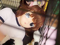cocoasoft japanese bondage breathplay kigurumi bondage wsm_mikeneko_cage