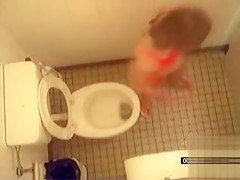 compilation of women urinating in the public WC
