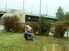 crazy street pissing