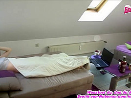 german girlfriend first time porn with camera - deepthroat fuck and cum swallow