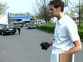 german teen 18+ picked up for her first anal