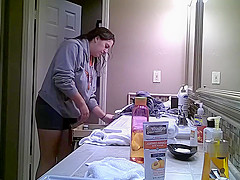 girlfriends strip and shower together