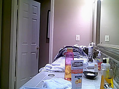 girlfriends strip and shower together