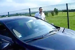 gmatureen-haired With throbbing tits sheboy drilled outdoors On Tthellos guy Street