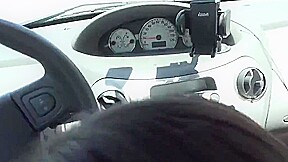 hot step-daughter fucks stepdad during roadtrip