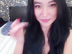 hot teen 18+ girl with perfect puffy tits fucks her wet pussy