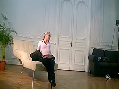 in photo shoot backstage