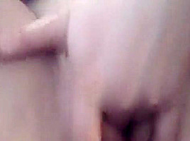 judith, a young german blonde, touching herself