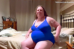 300lb Tgirl In Swimsuit Strips And Jo Just For You X