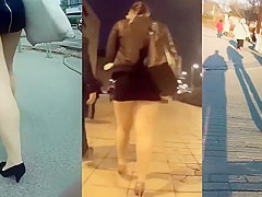legs and butts in public compilation 2