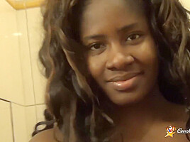 my chubby black girlfriend boobies