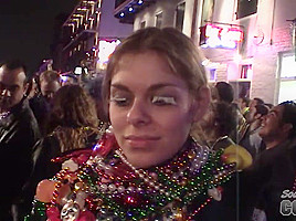 neverbeforeseen Mardi Gras Girls Flashing Pussy And Tits On The Streets Of New Orleans - SouthBeachCoeds