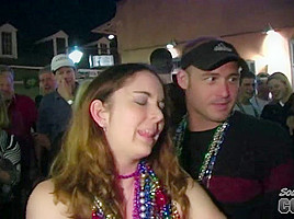 neverbeforeseen Mardi Gras Girls Flashing Pussy And Tits On The Streets Of New Orleans - SouthBeachCoeds
