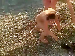 on Beach Catches Couple Fucking