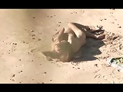 on public beach  Hawt pair sex once more