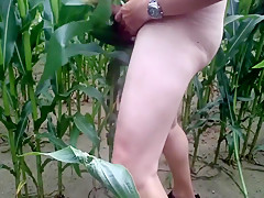 outdoor im maisfeld wixen cumshot