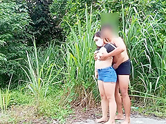 (part 1) Risky Pinay Public Outdoor 2023 Kantutan Sa Likod Bahay Kahit Maraming Nadaan