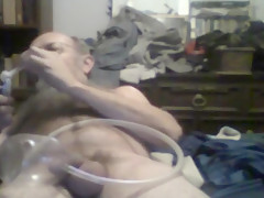 playing with smoke toy