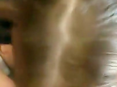 pretty girl gives a rapid double hand blowjob