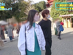 色白美乳のエッチな素人女子を巧みに口説いて即ハメ