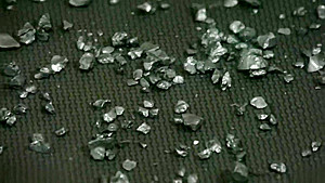 queensnake - shards pebbles and glass inside