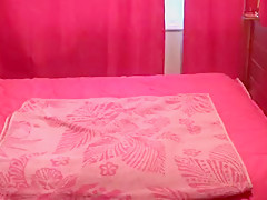 red dildo play with toy on