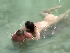 secret in the water at beach
