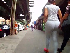see through ass leggings culona