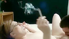 sexy smoking Step mommy used as a smoking slut deserves
