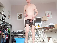 shaking and rolling them balls