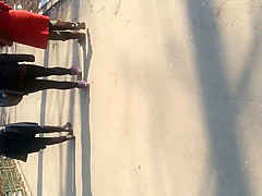 spy sexy girls in parck romanian