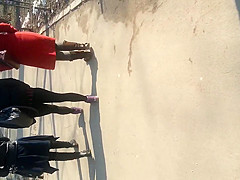 spy sexy girls in parck romanian