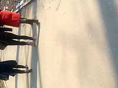 spy sexy girls in parck romanian