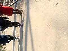 spy sexy girls in parck romanian