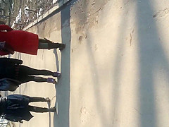 spy sexy girls in parck romanian