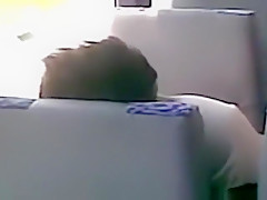 tapes an arab hijab girl blowing her bf's cock in a public bus