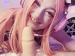 teen 18+ Demon Girl Humiliating Footjob And Bj Joi