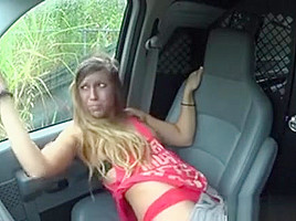 teen 18+ Hitchhiker Cuffed