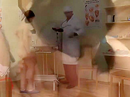 teen 18+ cutie pie shyly pleasures her doctor in the clinic