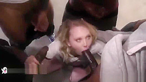 teen 18+ Destroyed by Big Black Fat Cocks