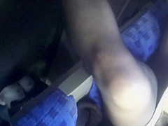 upskirt french milf on train
