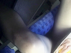 upskirt french milf on train
