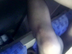 upskirt french milf on train