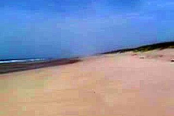 woman on beach