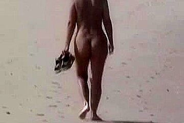 woman on beach